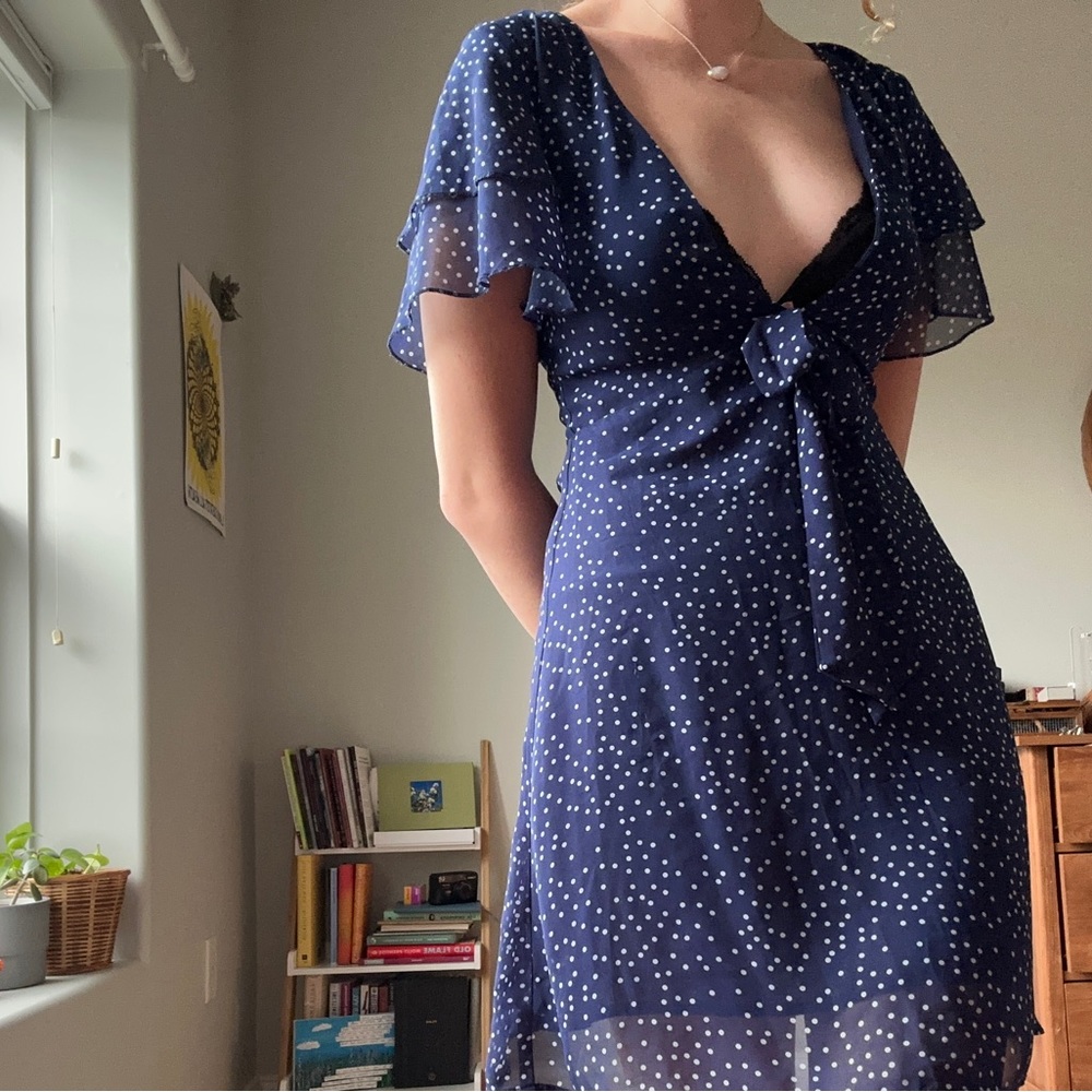 Cutest polka dot mini dress